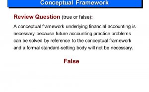 Financial Accounting practice questions