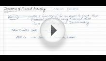 AFM101 #01 - Importance of Financial Accounting