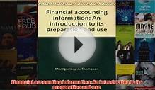 Download PDF Financial accounting information An