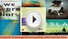 Financial Managerial Accounting with Connect Plus Download