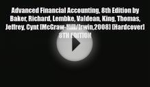 [PDF Download] Advanced Financial Accounting 8th Edition